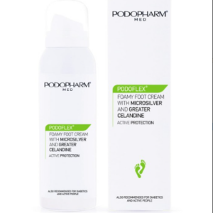 PODOFLEX® Krem do stóp w piance z mikrosrebrem i jaskółczym zielem 125 ml